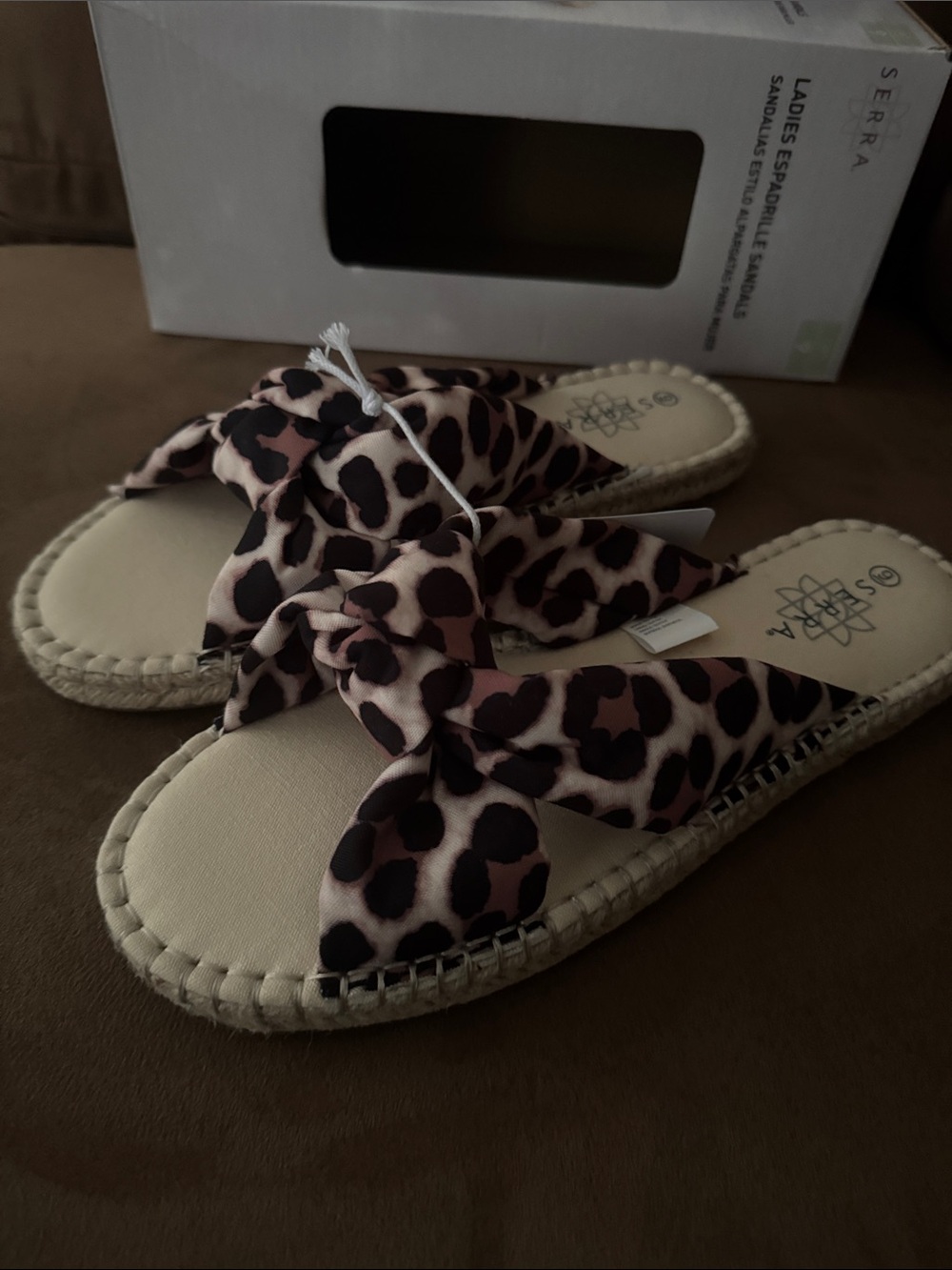 Leopard Sandals Womens 9